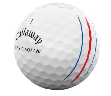 Søbold Callaway ERC Soft. Billig golfbold til spillere med moderat svinghastighed - tilgængelig hos GolfBoldBanken