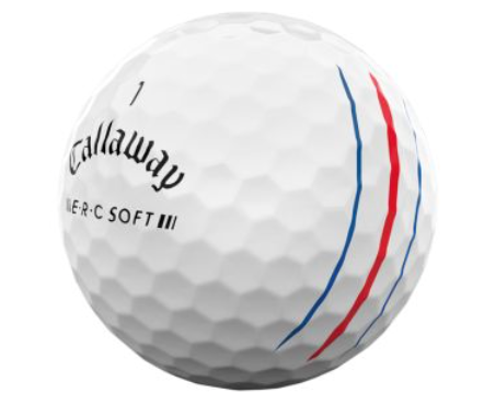 Søbold Callaway ERC Soft. Billig golfbold til spillere med moderat svinghastighed - tilgængelig hos GolfBoldBanken
