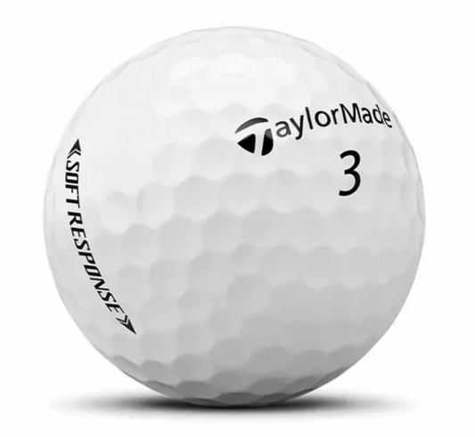 TaylorMade Soft Response søbold – genbrugt golfbold, tilgængelig hos GolfBoldBanken